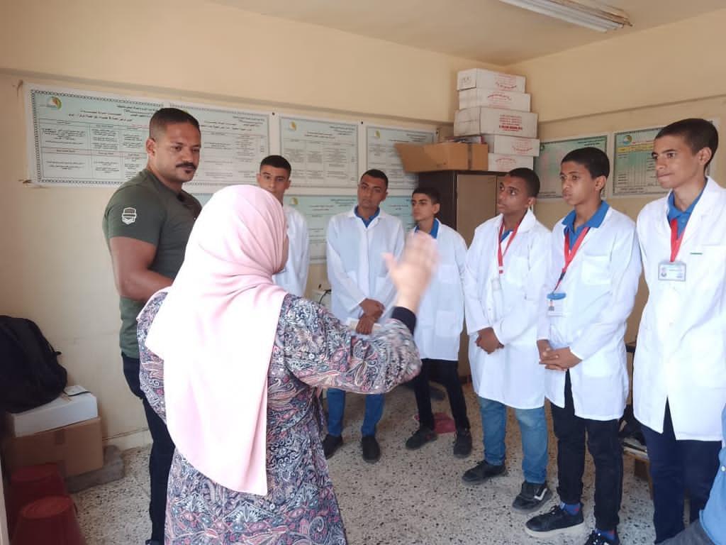 مياه المنوفية 220 طالب بالمدرسة الثانوية الفنية الصيفي أنهوا فترة التدريب الصيفي