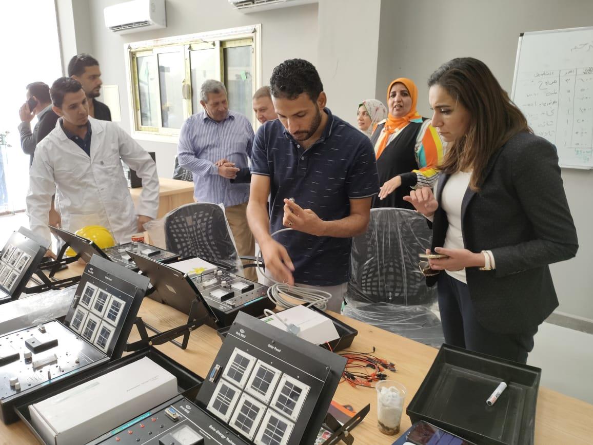 نائب محافظ البحيرة تتفقد مركز التدريب المهنى بحوش عيسى 