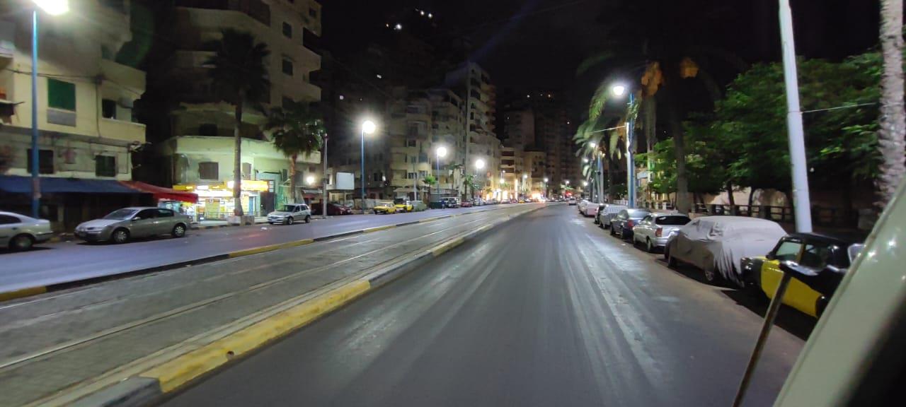 أمطار خفيفة على الاسكندرية 