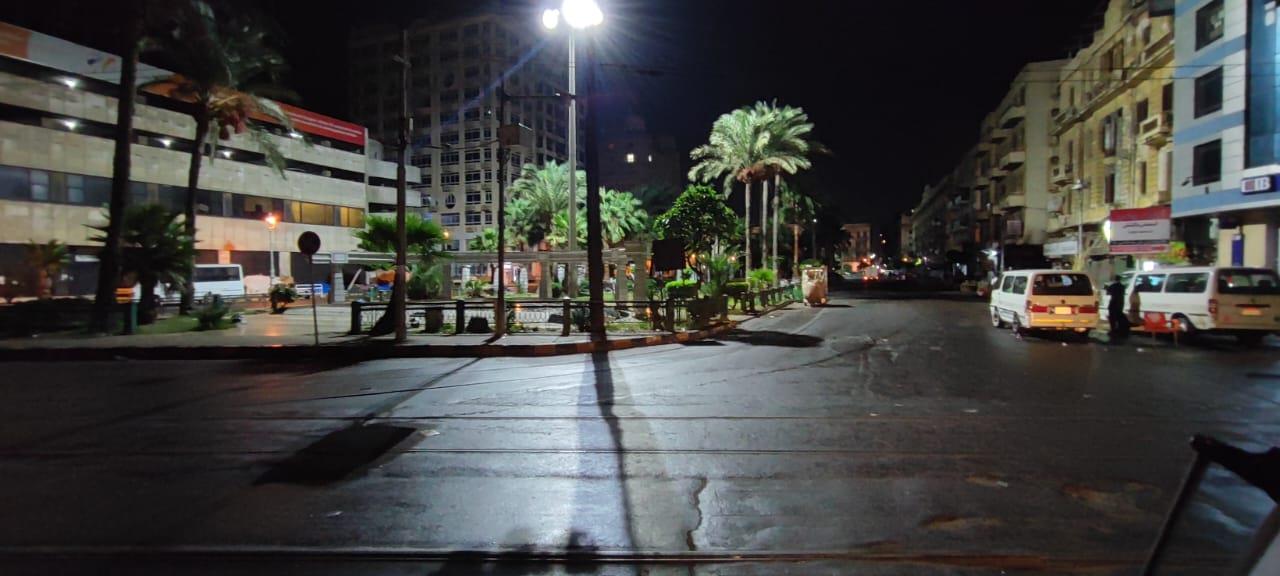 أمطار خفيفة على الاسكندرية 