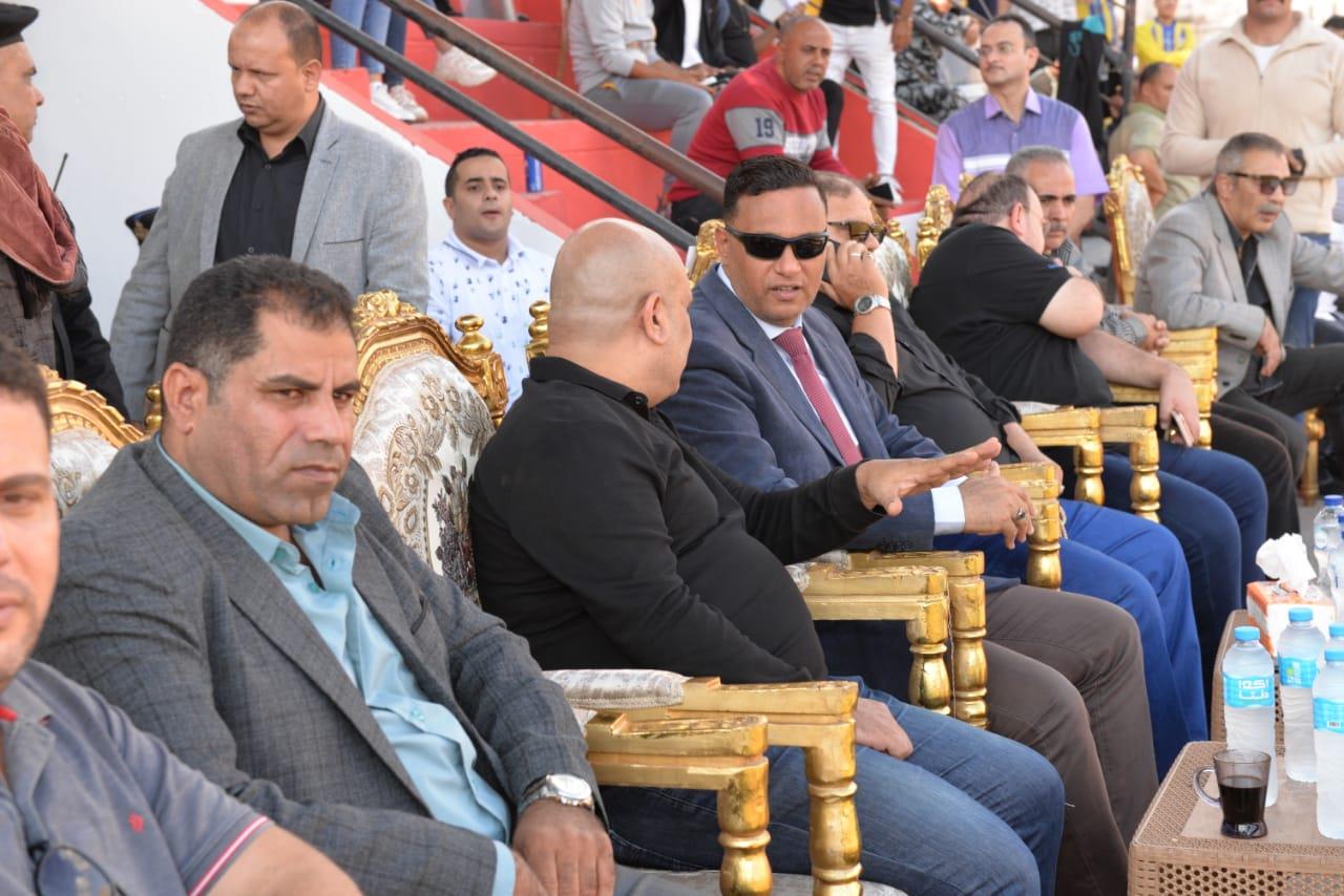 محافظ الدقهلية يشهد مبارة نبروه وطنطا في الممتاز " ب" والتي انتهت بفوز  نبروه ( 1/0 ) 