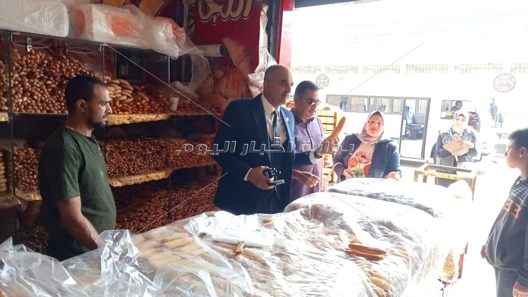 7 محاضر لمخابز ومواد غذائية بدون ترخيص بالدقي| صور