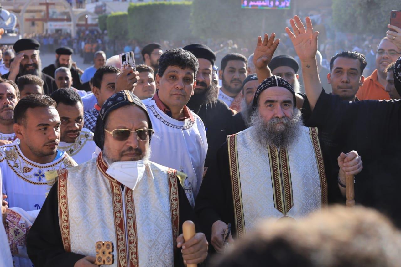 الأقباط يحتفلون بـ«مارجرجس» بالرزيقات غرب الأقصر
