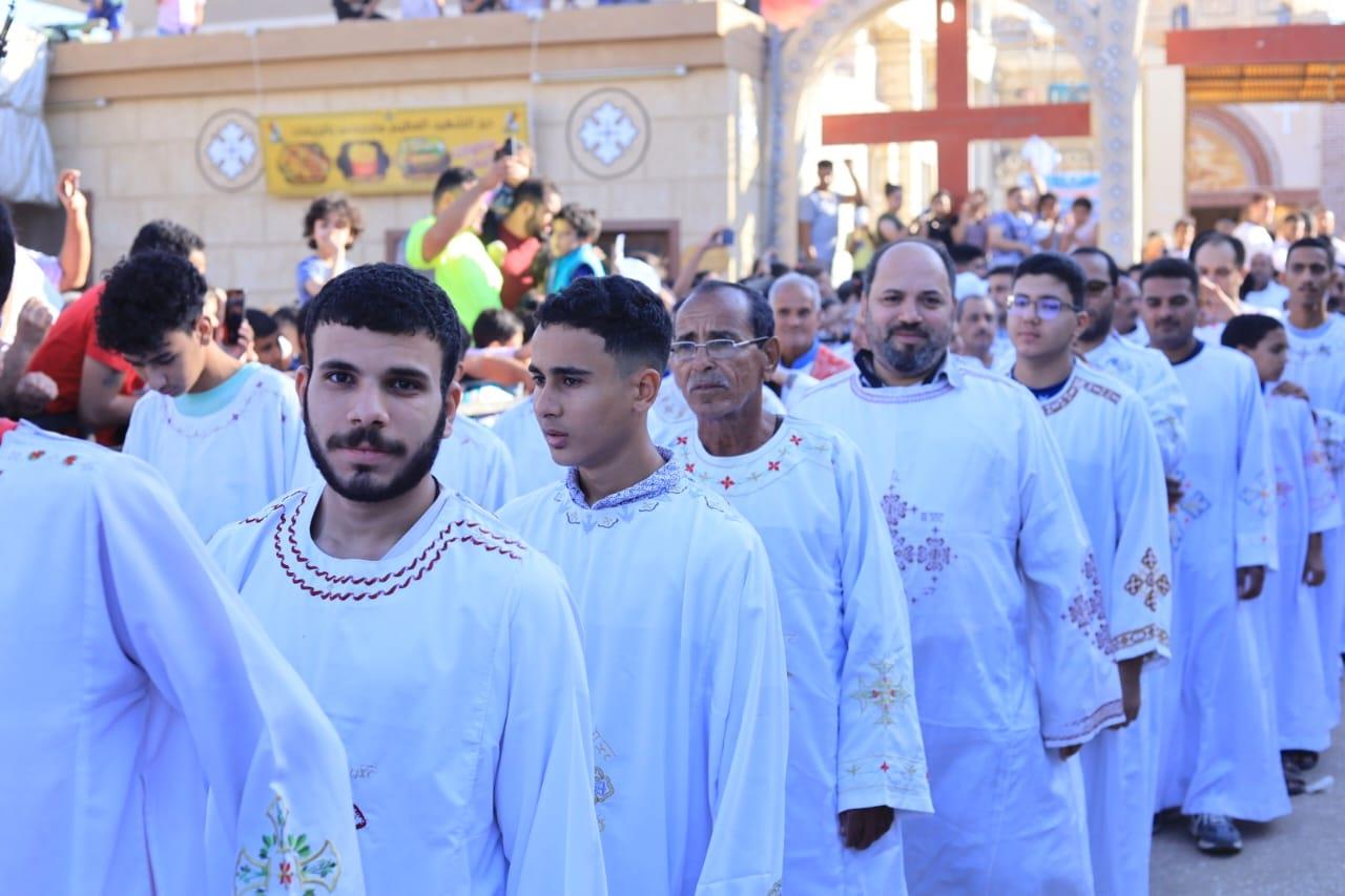 الأقباط يحتفلون بـ«مارجرجس» بالرزيقات غرب الأقصر