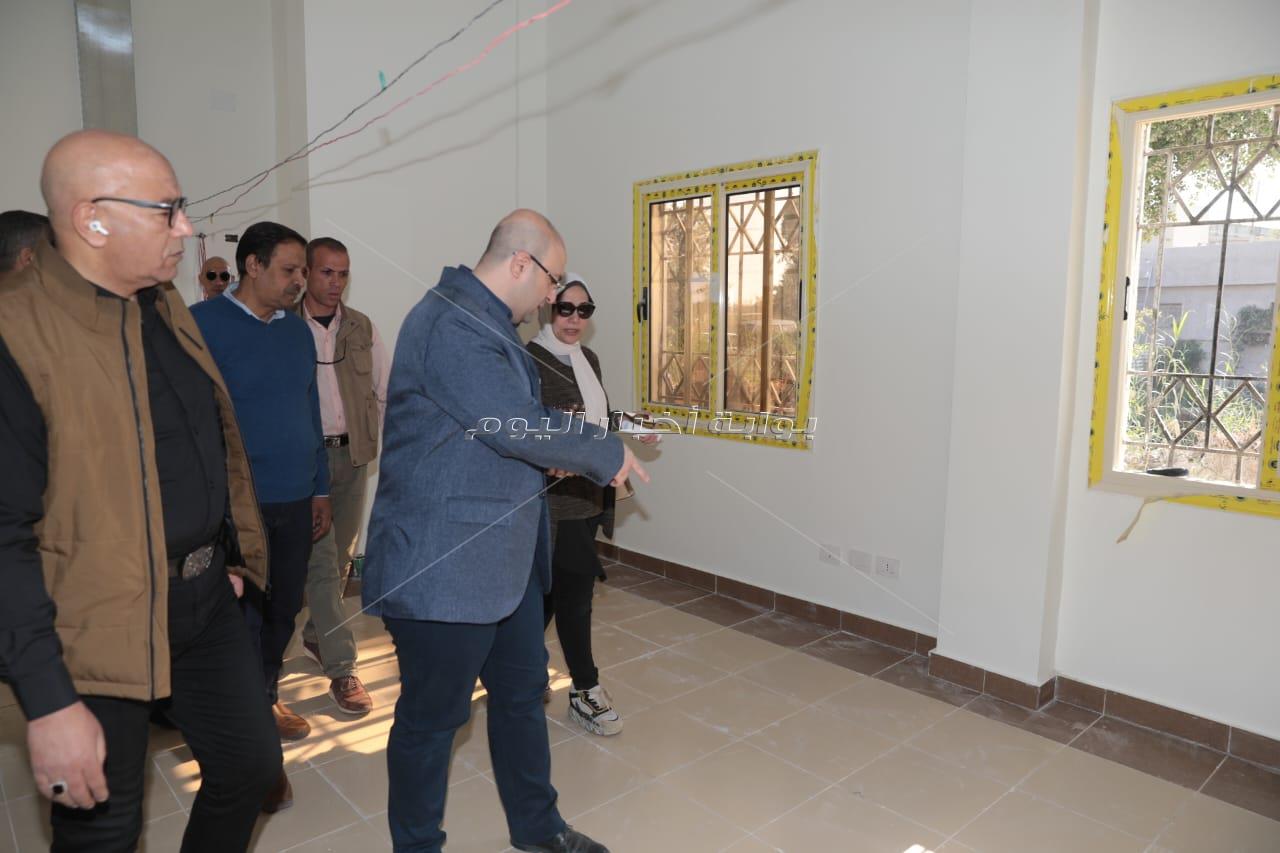 محافظ بني سويف يتفقد مشروعات حياة كريمة في مركز ناصر