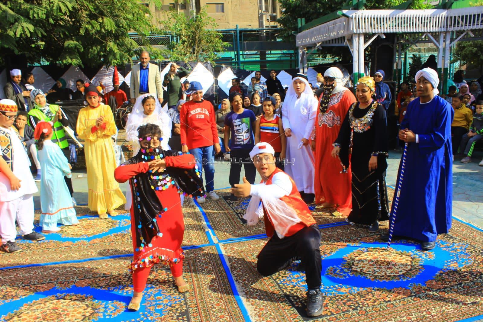 رئيس حي العمرانية يحتفل باليوم العالمي لذوي الهمم مع أطفال قادرون باختلاف