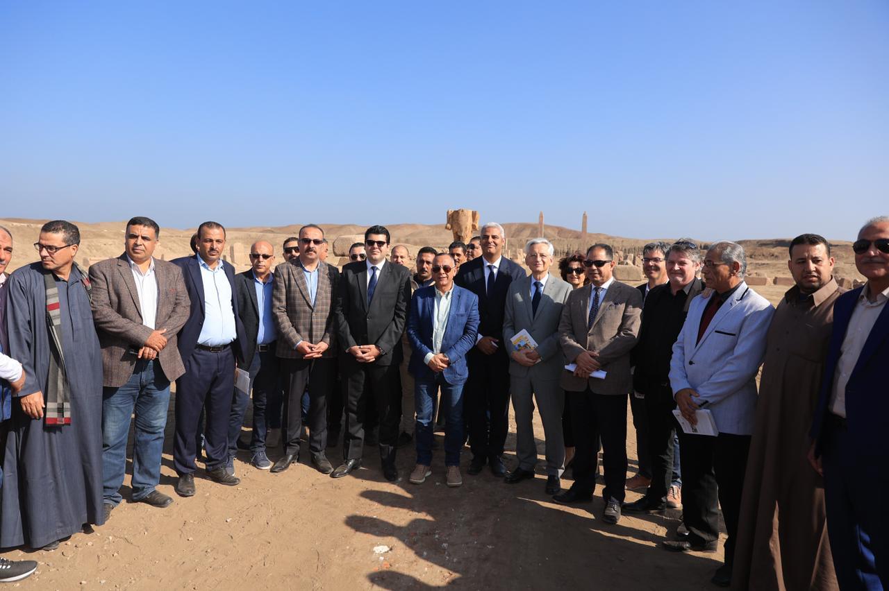 افتتاح مركز زوار صان الحجر بمحافظة الشرقية