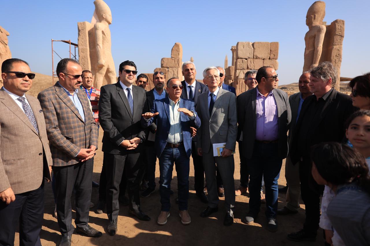 افتتاح مركز زوار صان الحجر بمحافظة الشرقية