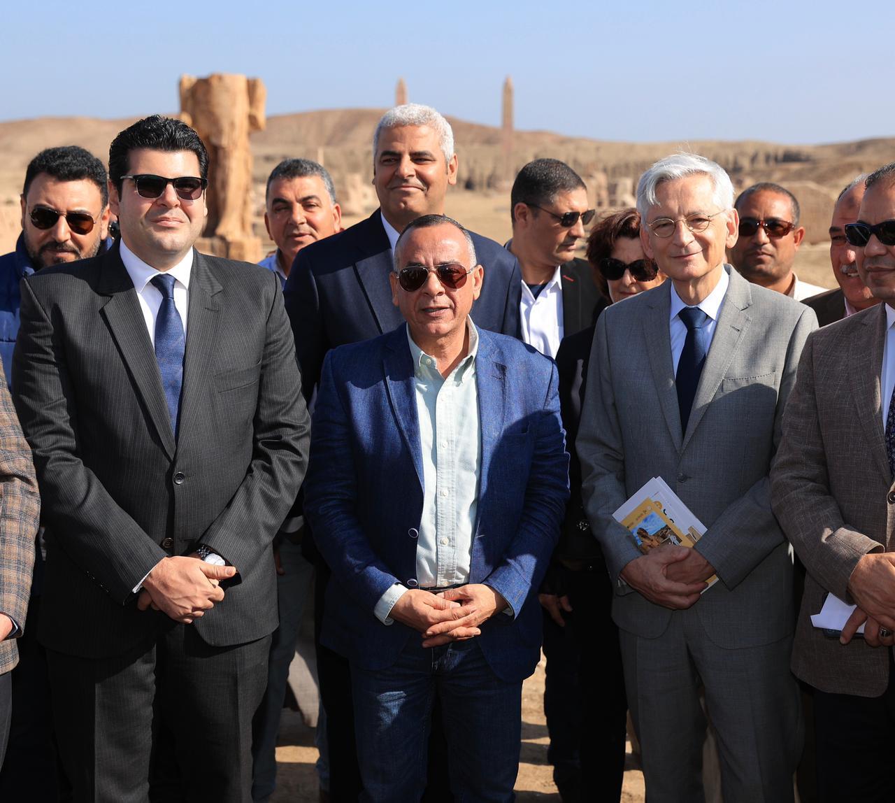 افتتاح مركز زوار صان الحجر بمحافظة الشرقية