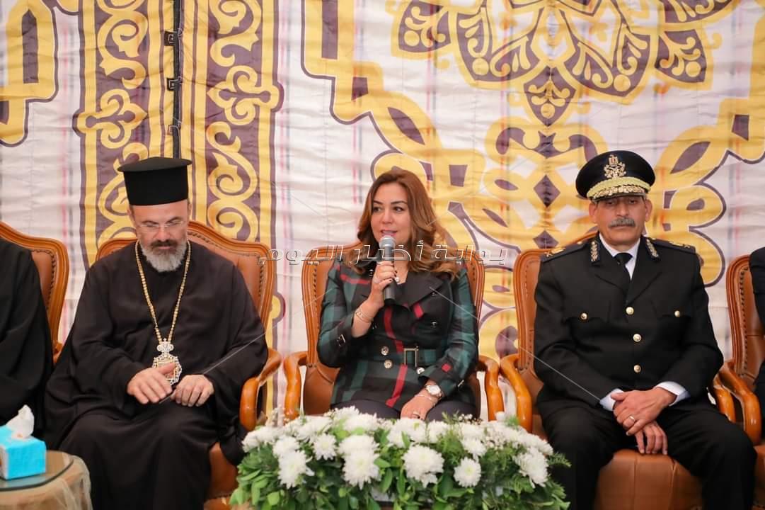 محافظ دمياط تزور كنيسة الروم الأرثوذكس لتقديم التهنئة بعيد الميلاد المجيد