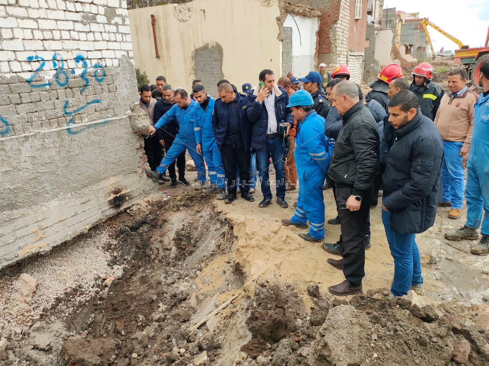 حقيقة تسريب غاز طبيعي بخط المحمودية في البحيرة
