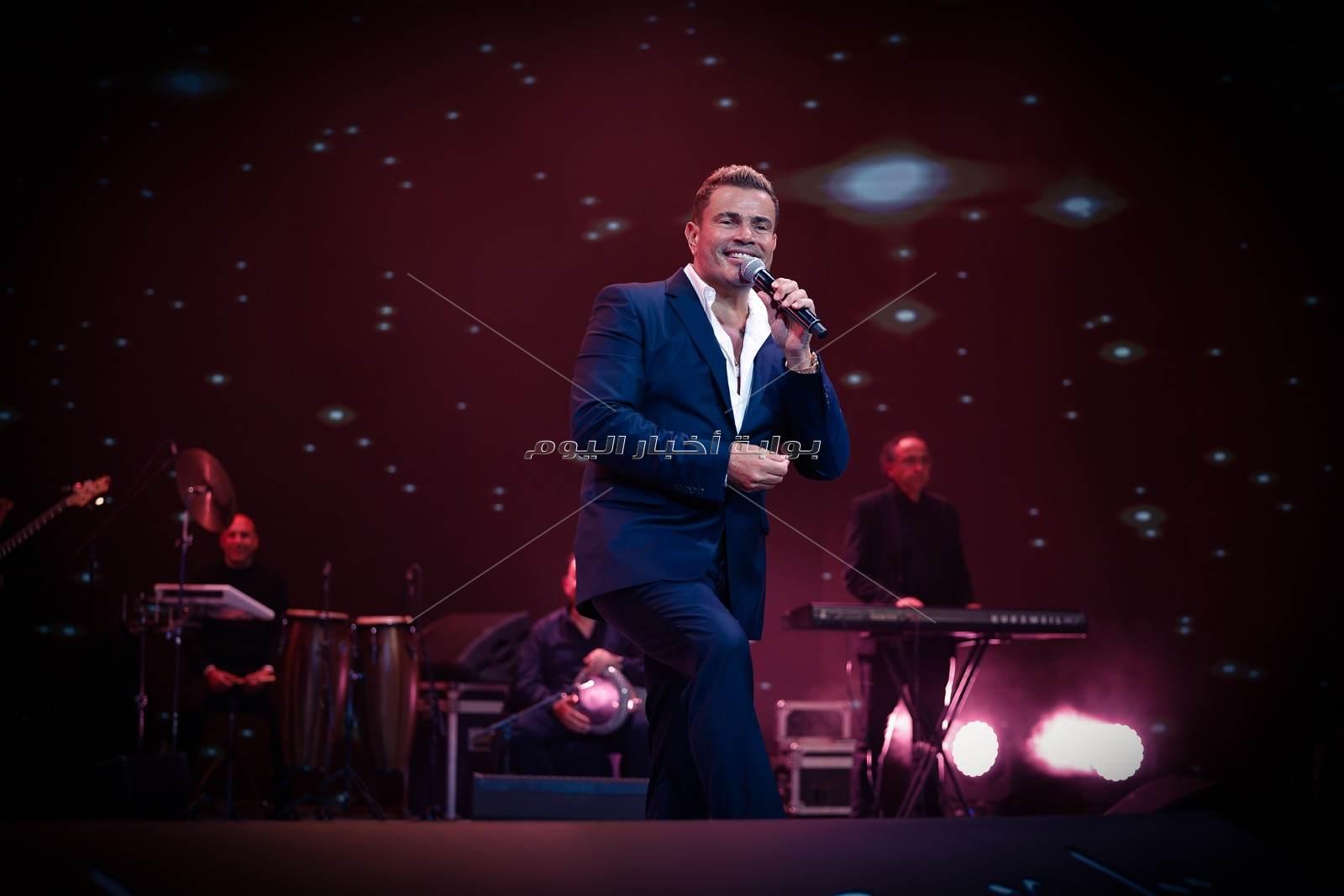 عمرو دياب يشعل ليل العاصمة الادارية