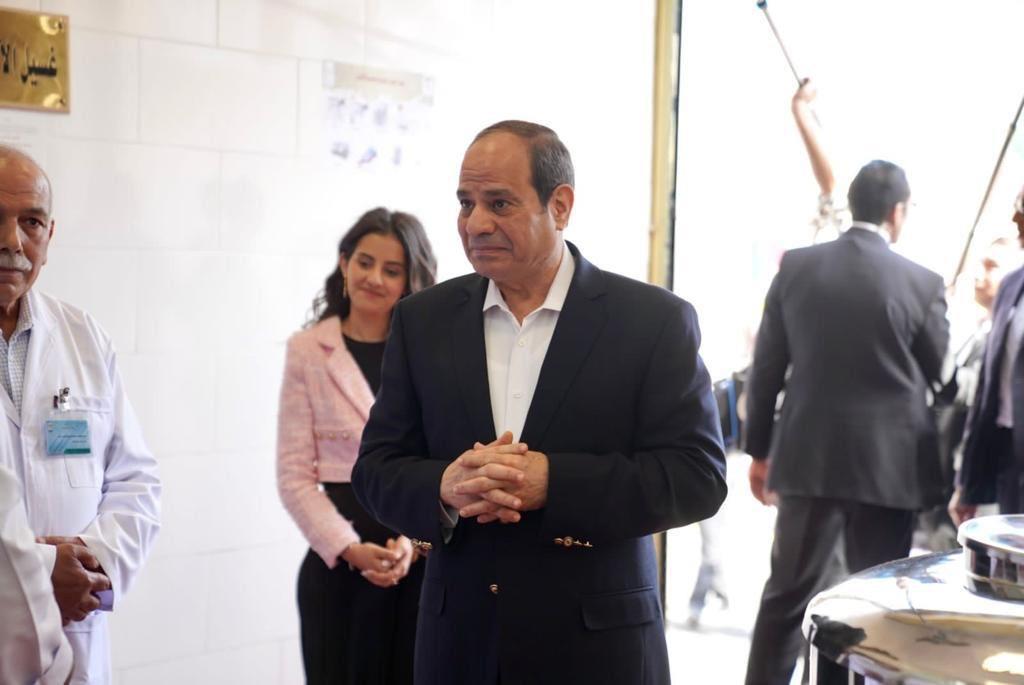 زيارة الرئيس عبد الفتاح السيسي لمدينة المنيا الجديدة 