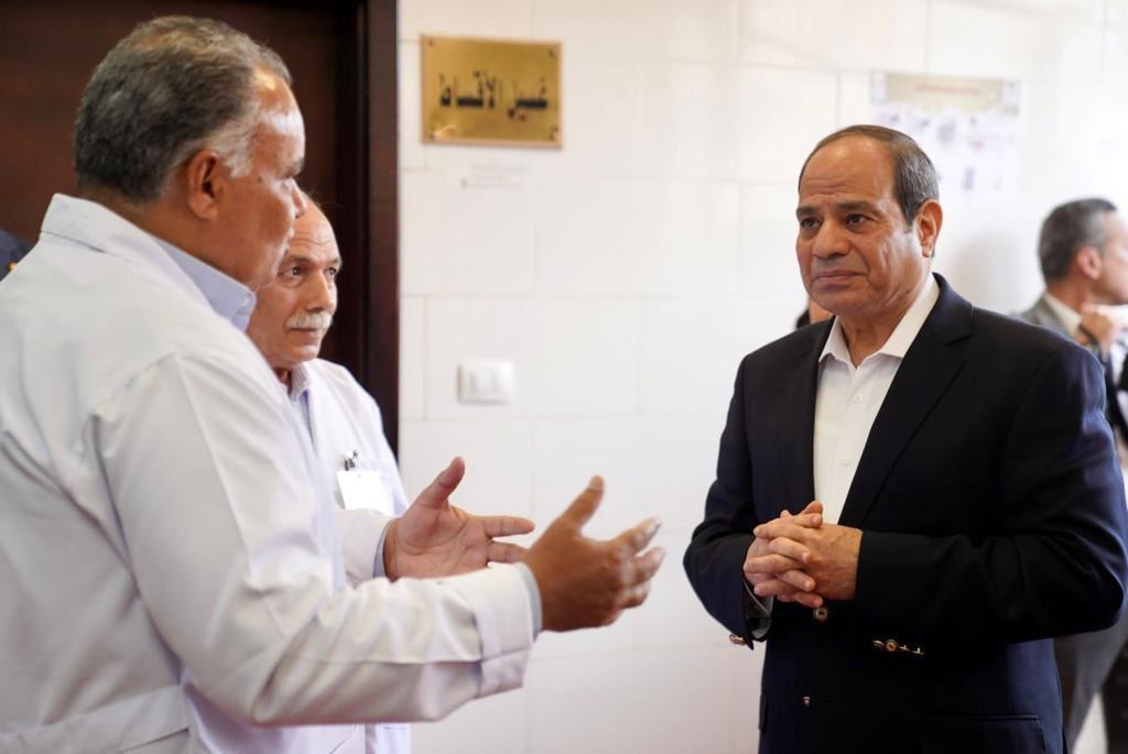 زيارة الرئيس عبد الفتاح السيسي لمدينة المنيا الجديدة 