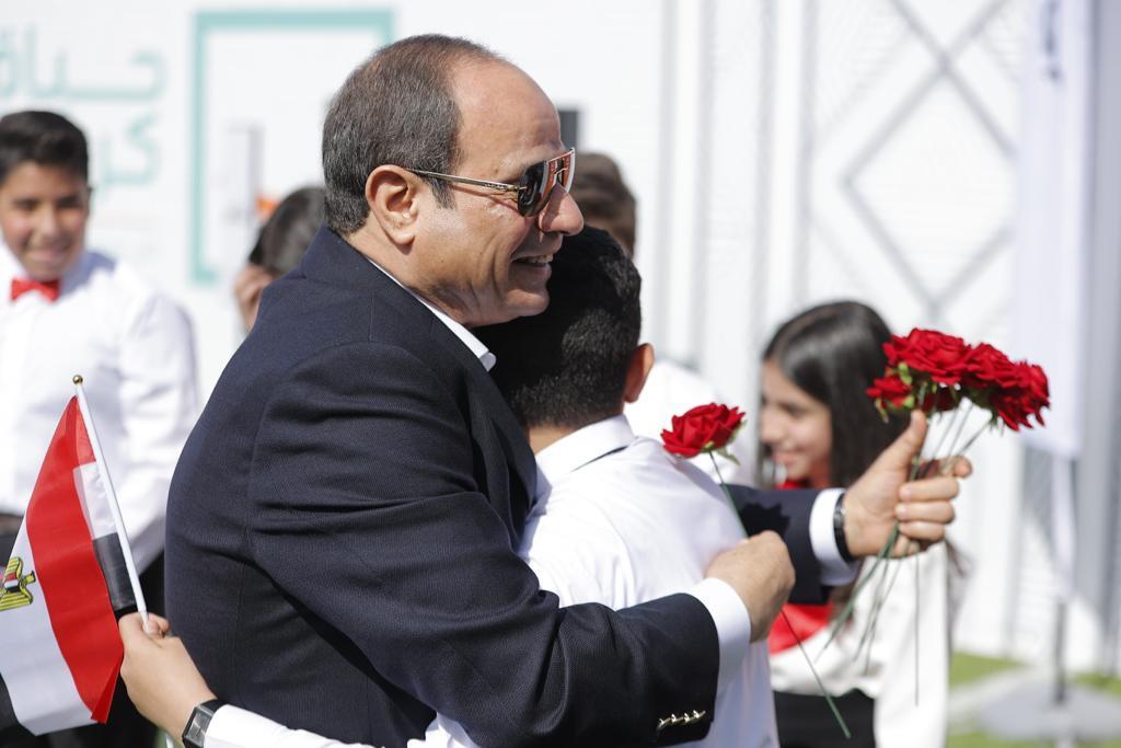 زيارة الرئيس عبد الفتاح السيسي لمدينة المنيا الجديدة 