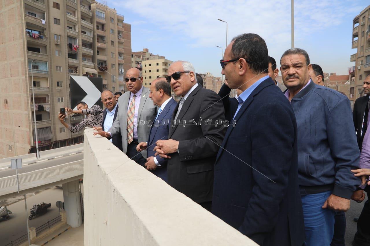 جولة محافظ الجيزة لمحور  الفريق كمال عامر