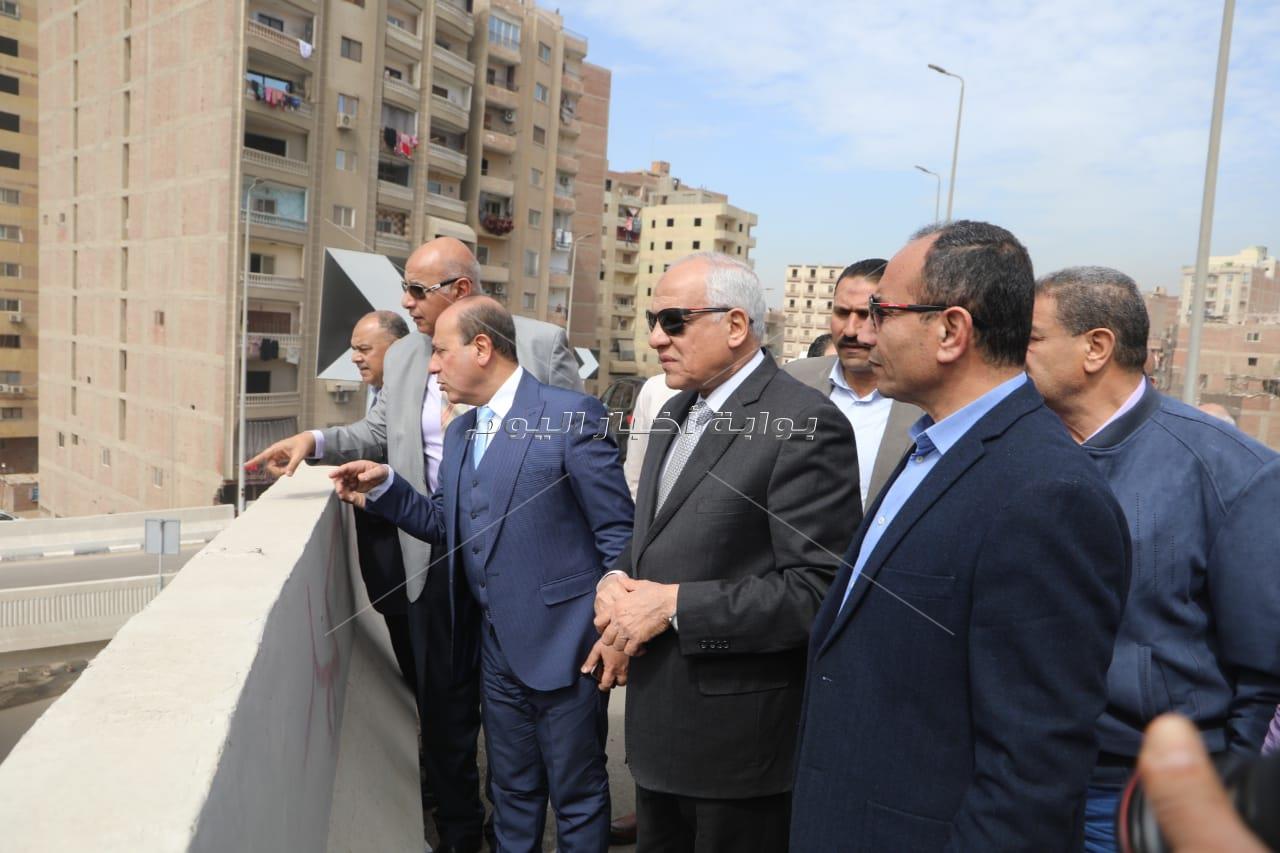 جولة محافظ الجيزة لمحور  الفريق كمال عامر