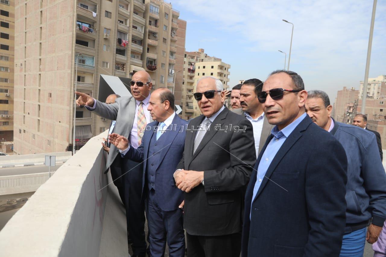 جولة محافظ الجيزة لمحور  الفريق كمال عامر