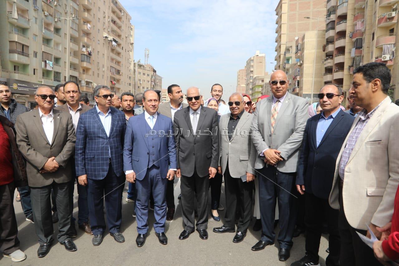 جولة محافظ الجيزة لمحور  الفريق كمال عامر