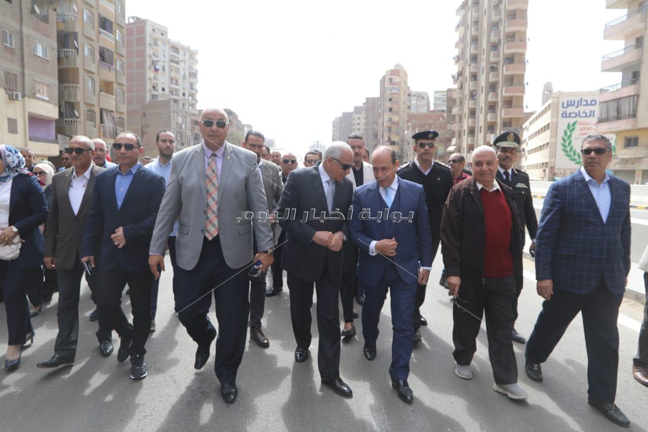 جولة محافظ الجيزة لمحور  الفريق كمال عامر