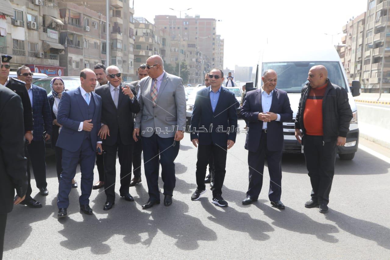 جولة محافظ الجيزة لمحور  الفريق كمال عامر