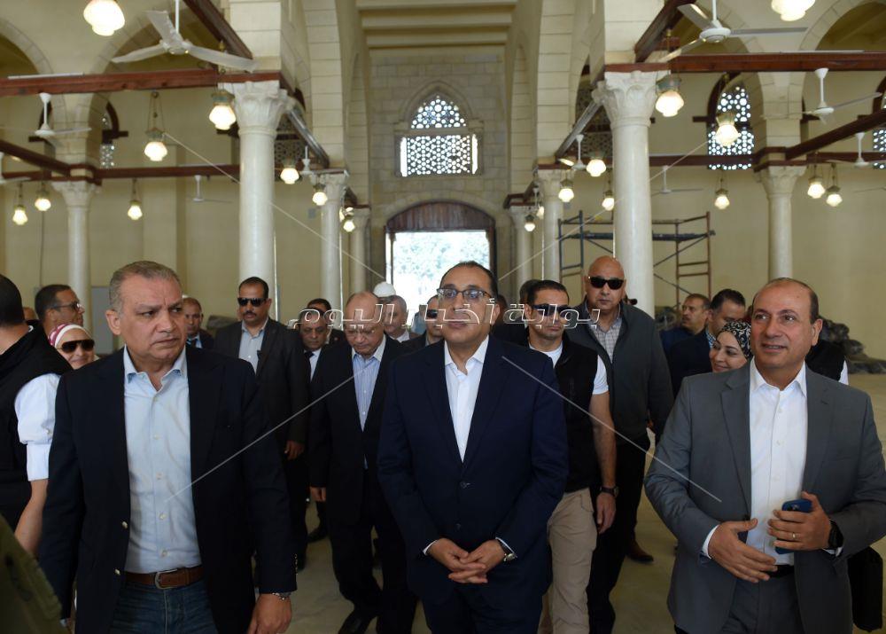 تطوير ساحة مسجد عمرو بن العاص استعداداً لشهر رمضان