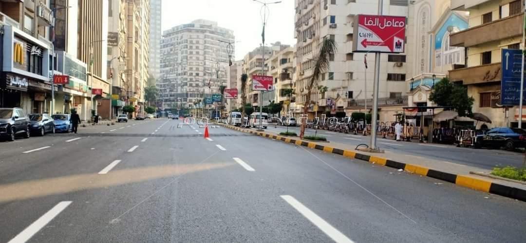 شبكة طرق مطورة في عيد الجيزة القومي