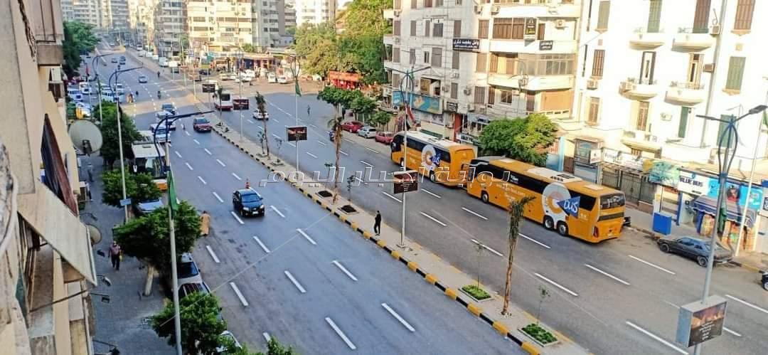 شبكة طرق مطورة في عيد الجيزة القومي