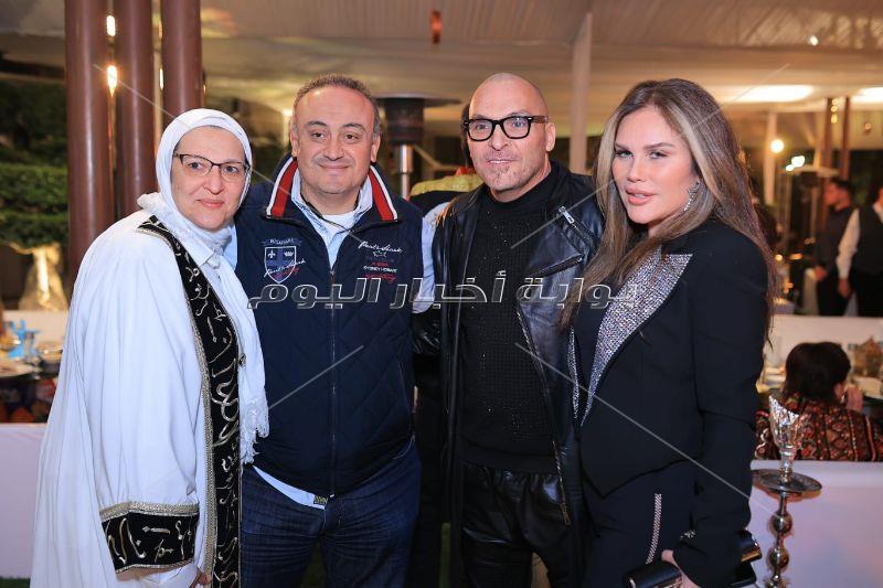نجوم الفن والإعلام في أضخم سهرة رمضانية بالقاهرة الجديدة 