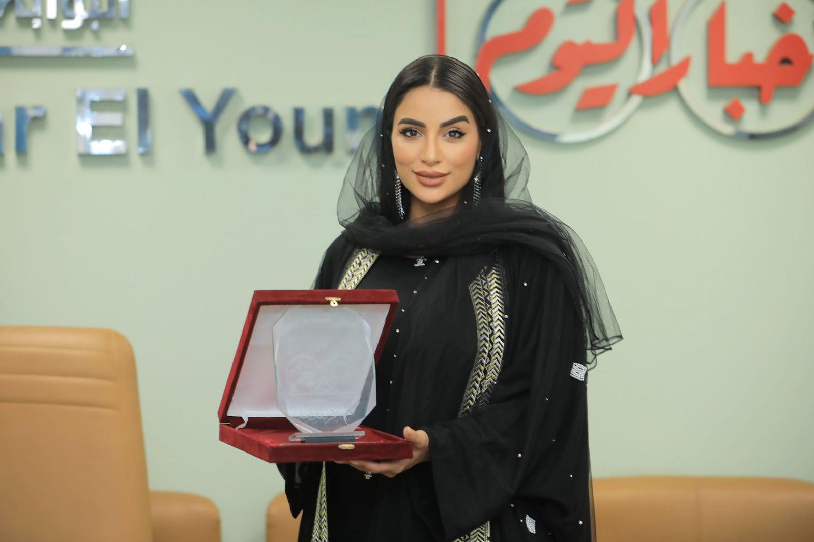 تكريم جوري بكر في «بوابة أخبار اليوم» بعد تألقها في «جعفر العمدة»