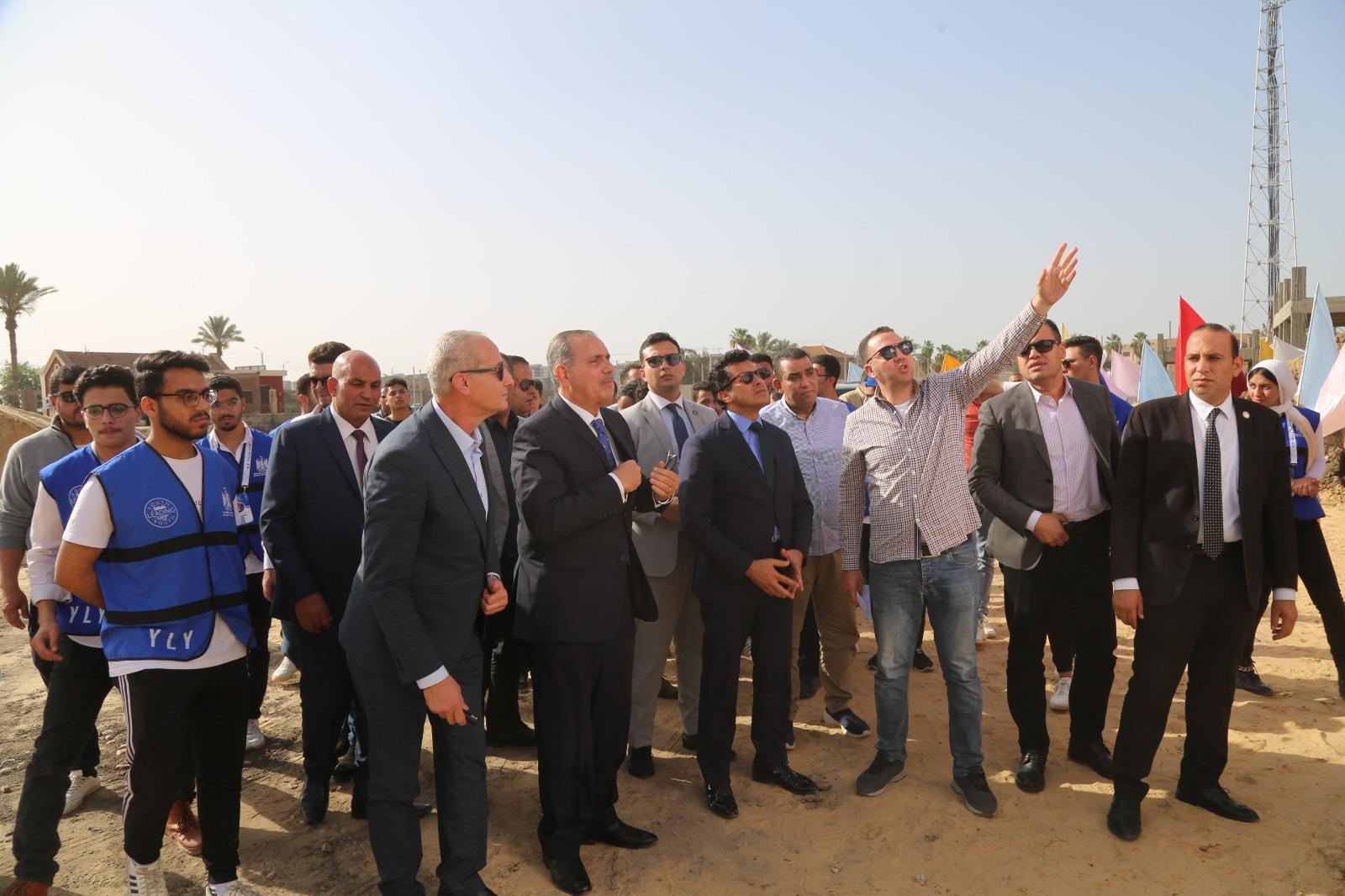 بتكلفة264 مليون جنيه وزير الشباب والرياضة يتفقد مركز التنمية الشبابية بكفر الشيخ