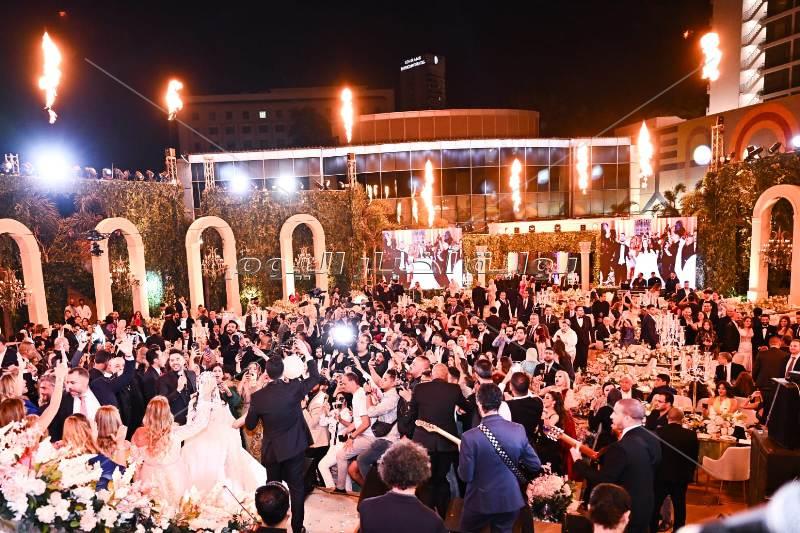 حماقي يشعل زفاف ابنة حميد الشاعري وسط النجوم