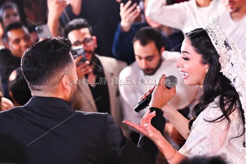 حماقي يشعل زفاف ابنة حميد الشاعري وسط النجوم