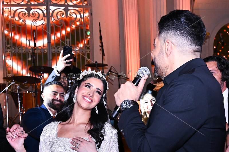 حماقي يشعل زفاف ابنة حميد الشاعري وسط النجوم