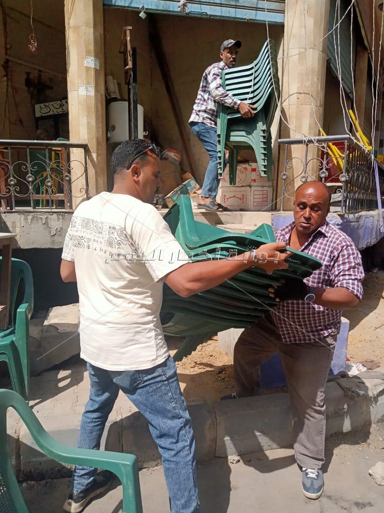 التحفظ على ملاهي أطفال مخالفة بطابق الدبابة في بولاق الدكرور