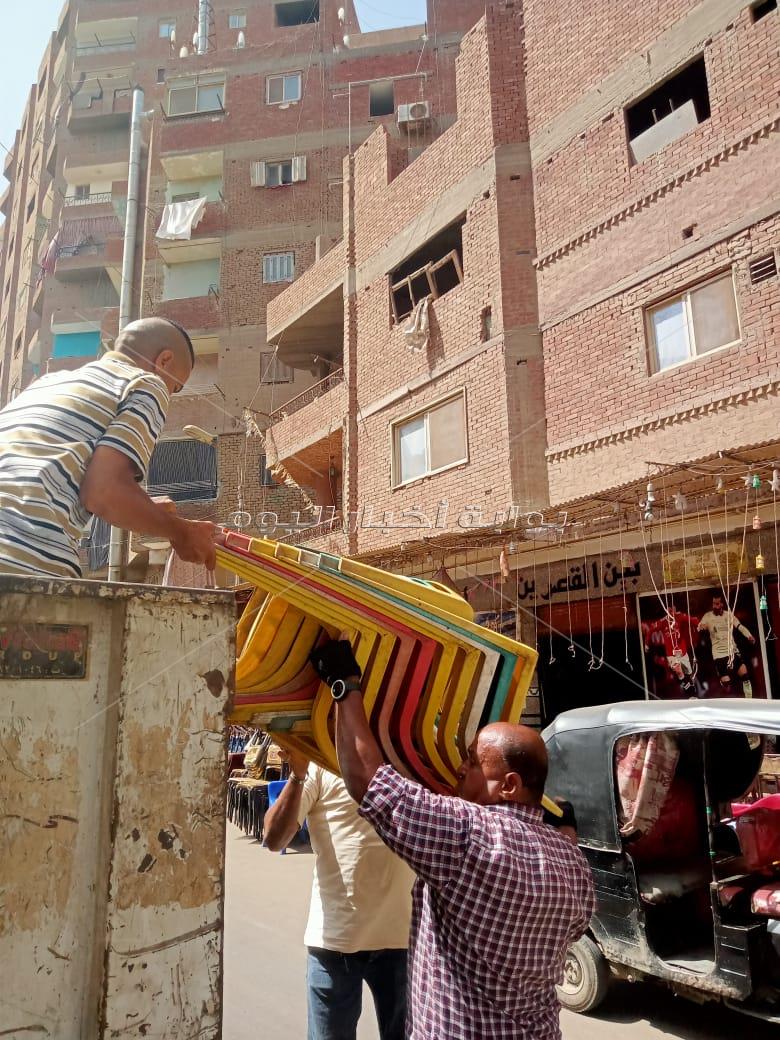 التحفظ على ملاهي أطفال مخالفة بطابق الدبابة في بولاق الدكرور