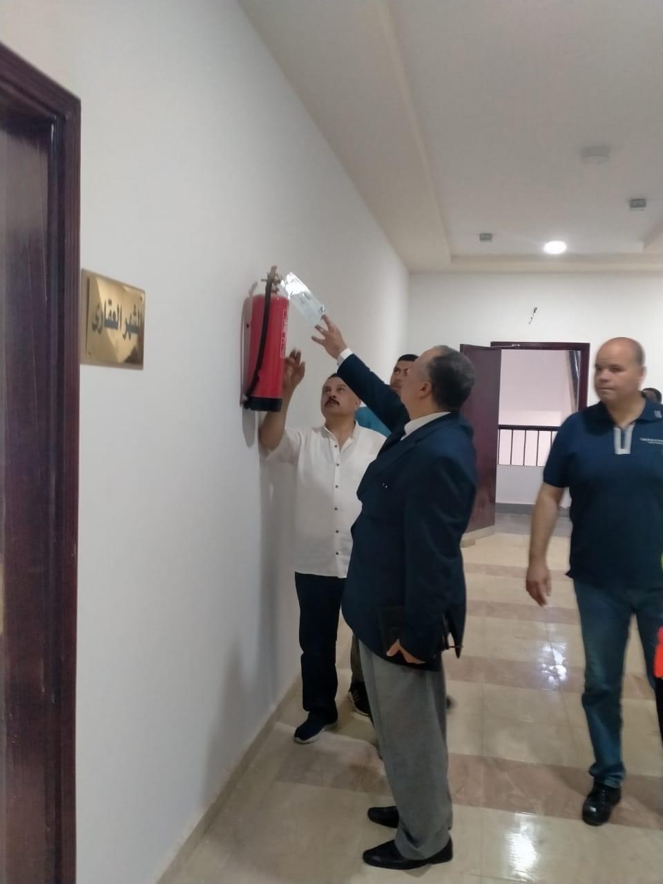 جانب من الجولة التفقدية للمشروعات 