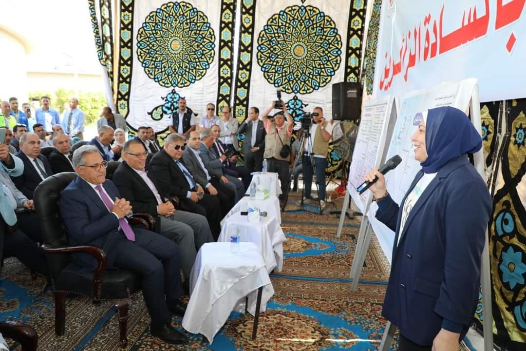  اعضاء لجنة الإدارة المحلية بمجلس النواب يتفقدون  توسعات محطة صرف صحي العصلوجي  