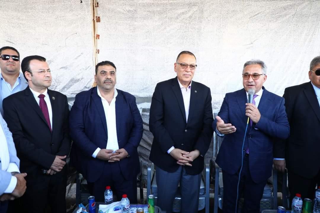  اعضاء لجنة الإدارة المحلية بمجلس النواب يتفقدون  توسعات محطة صرف صحي العصلوجي  
