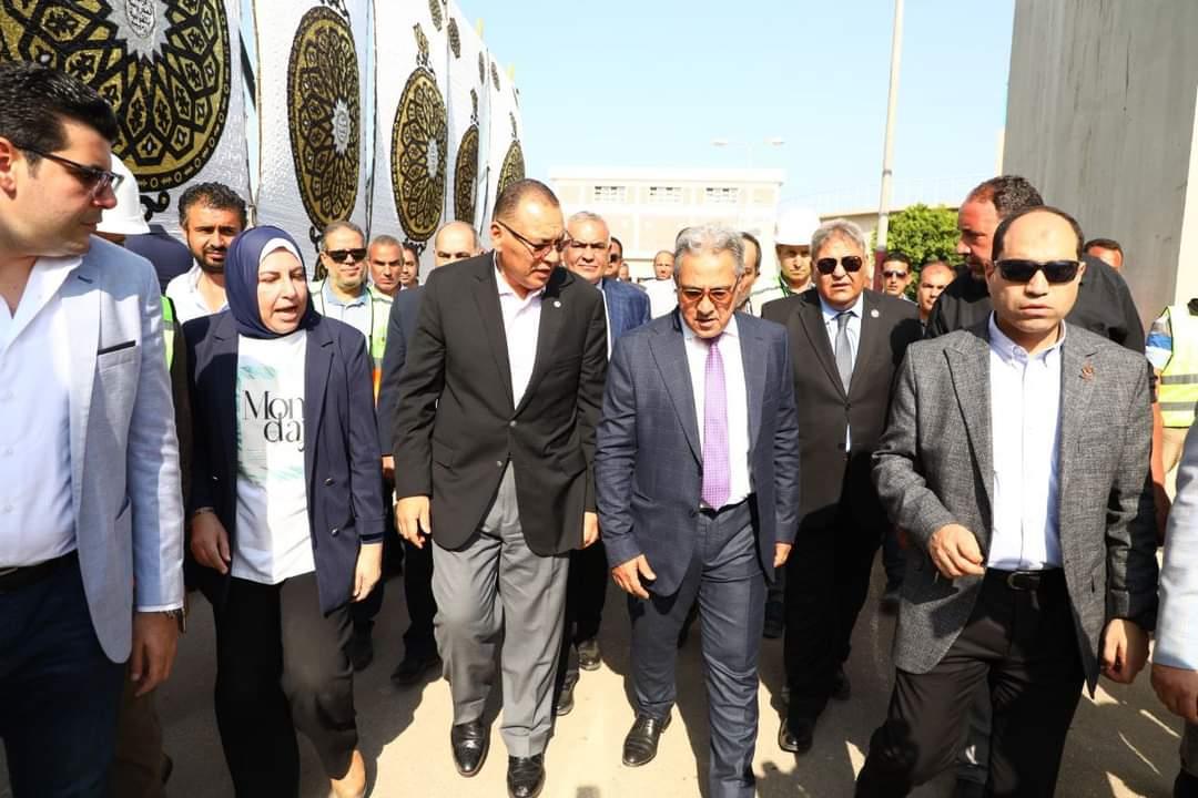  اعضاء لجنة الإدارة المحلية بمجلس النواب يتفقدون  توسعات محطة صرف صحي العصلوجي  