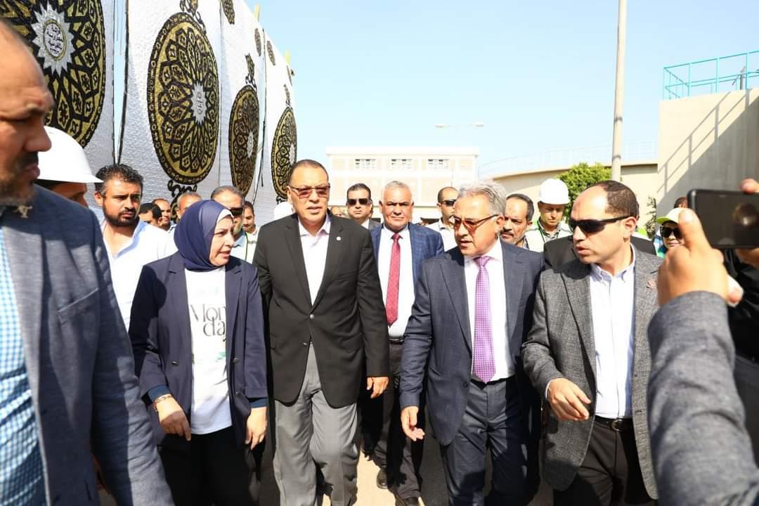  اعضاء لجنة الإدارة المحلية بمجلس النواب يتفقدون  توسعات محطة صرف صحي العصلوجي  
