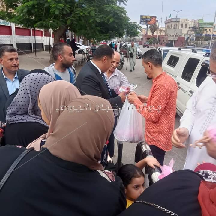  توافد المواطنين بالغربية على أماكن الاحتفالات بعيد الأضحى المبارك