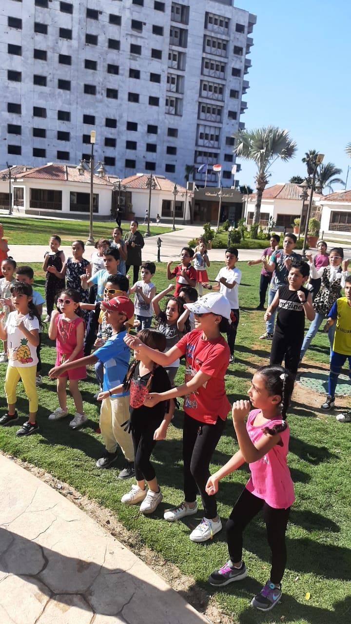 يوم رياضي و ترفيهي للاطفال بعنوان ( fitness day)  بمكتبة مصر العامة بدمنهور. 