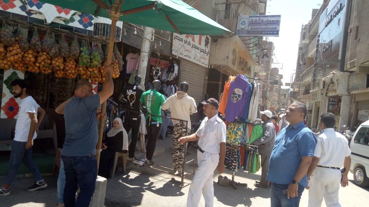 النمر : رفع 60حاله إزالة فورية وتحرير 15 محضر   بأشمون 