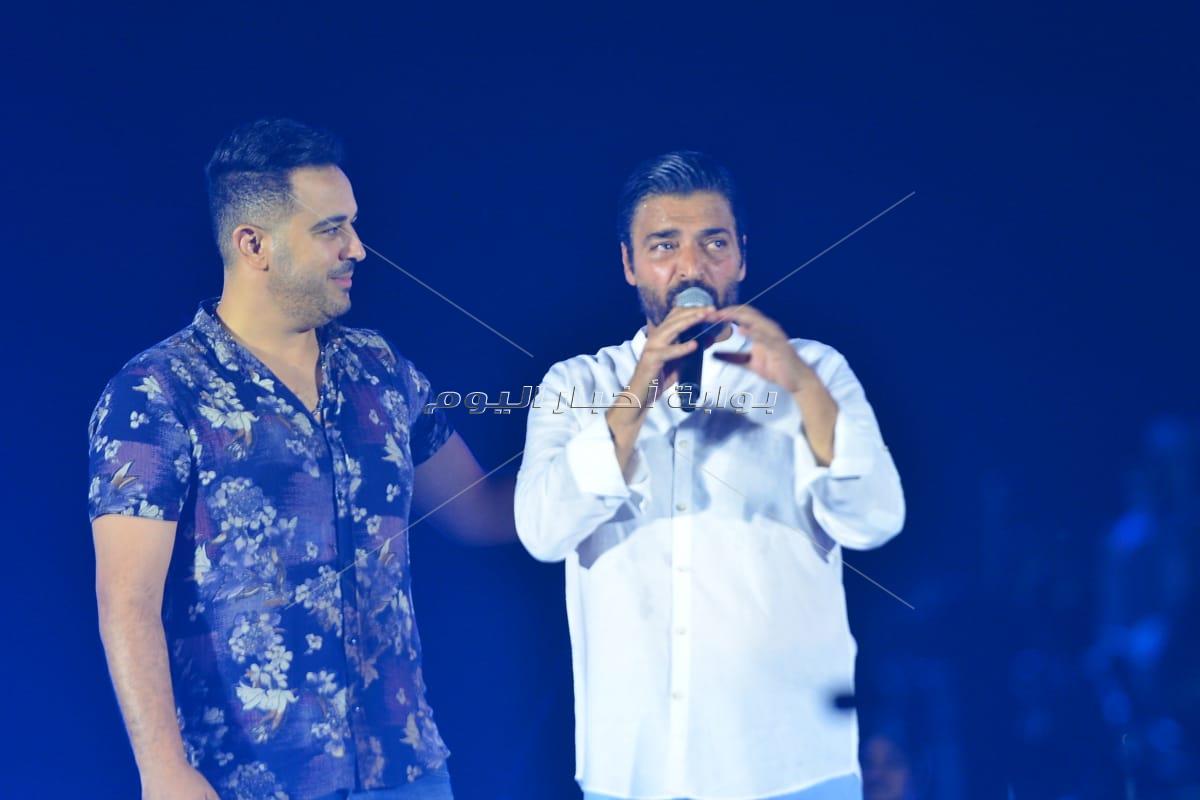 حفل محمد منير وحميد الشاعري بمهرجان العلمين