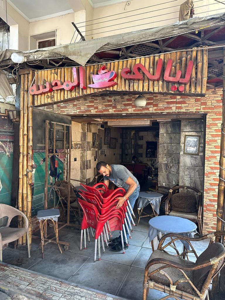 رفع التعديات والاشغالات بشوارع إمبابة
