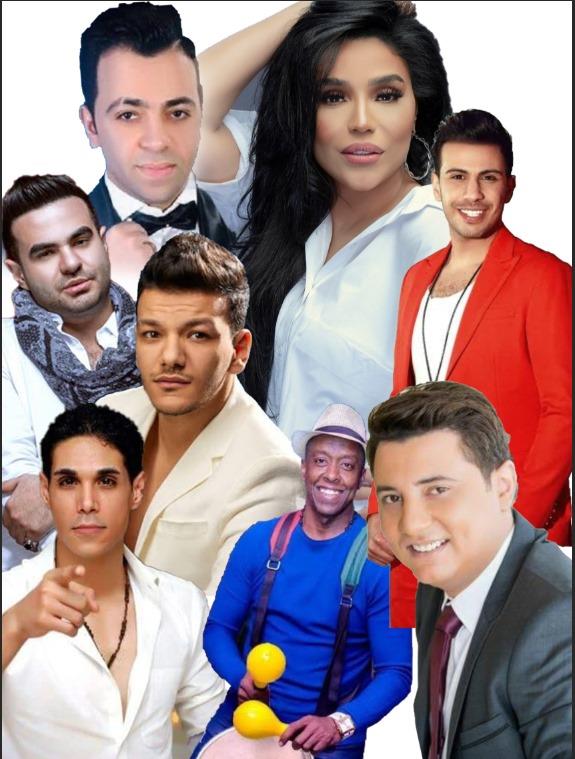 أمينة تحتفل بحفل زفاف ابنة مدير أعمالها بمشاركة حوده بندق ومحمد عبد المنعم 