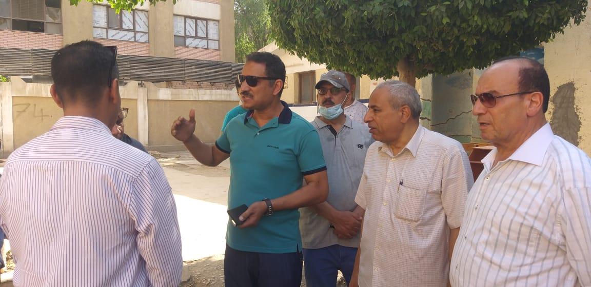 الاستعدادات لاستقبال العام الدراسي الجديد بمدارس تعليم الجيزة