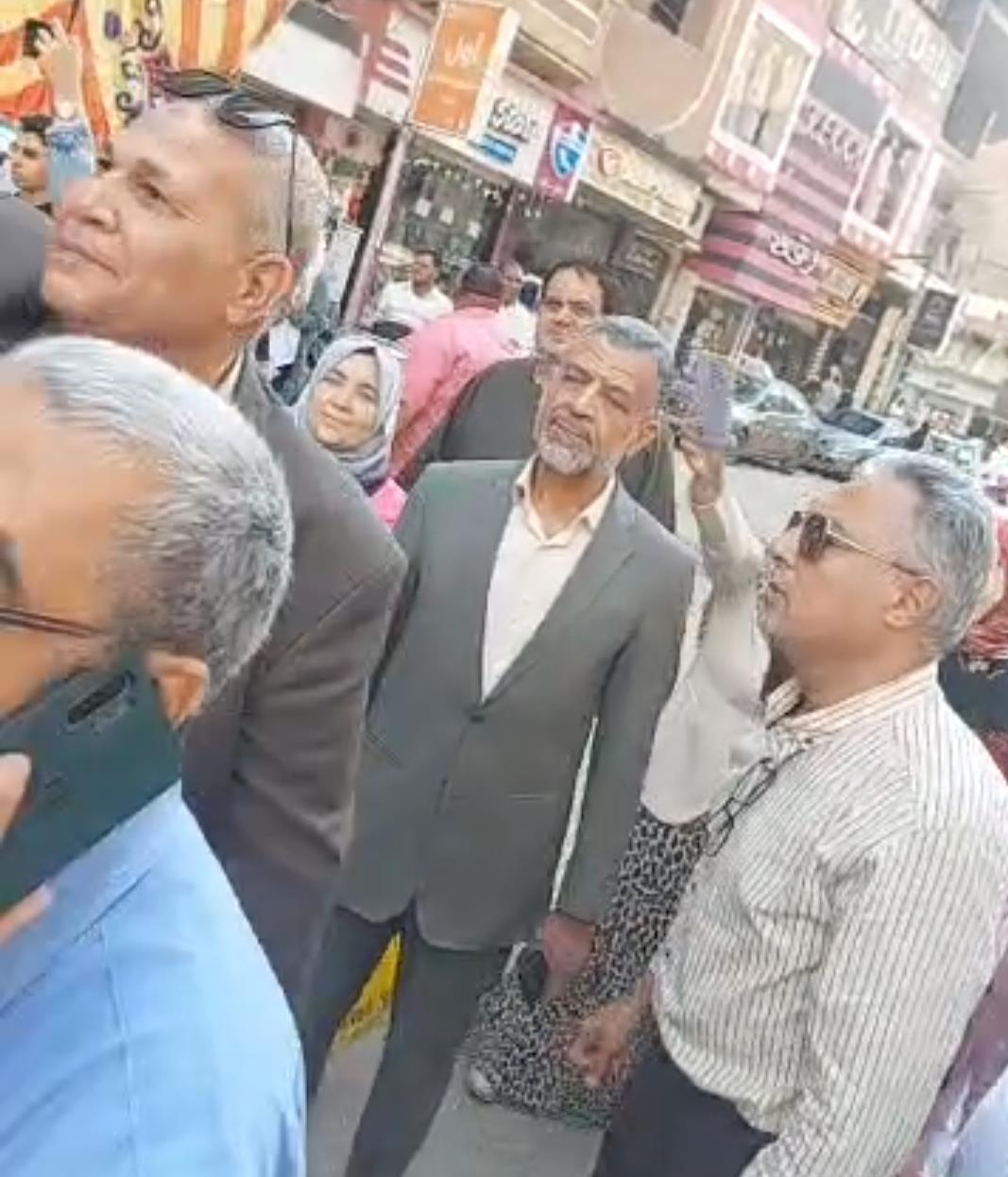  حاشدة بالمنوفية لتأييد خطاب الرئيس ونصرة غزة