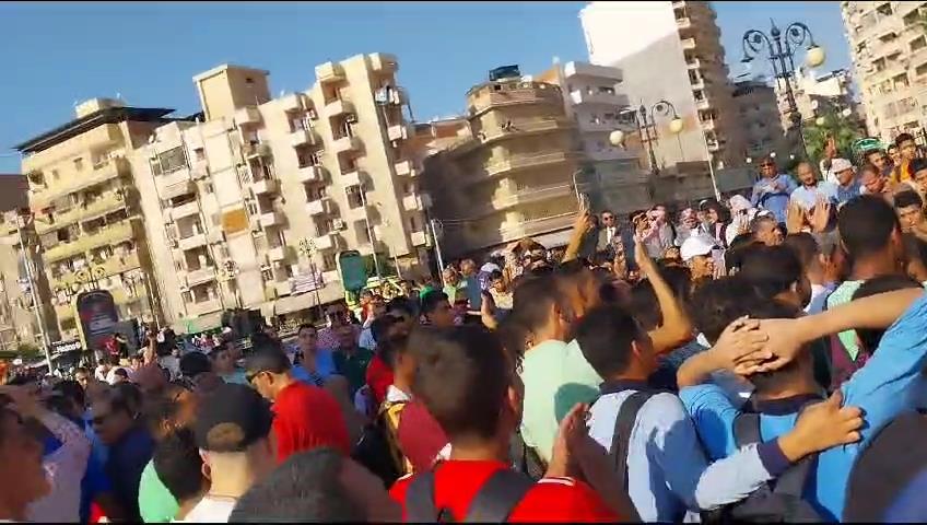 مسيرات حاشدة بالبحيرة لتفويض الرئيس السيسي